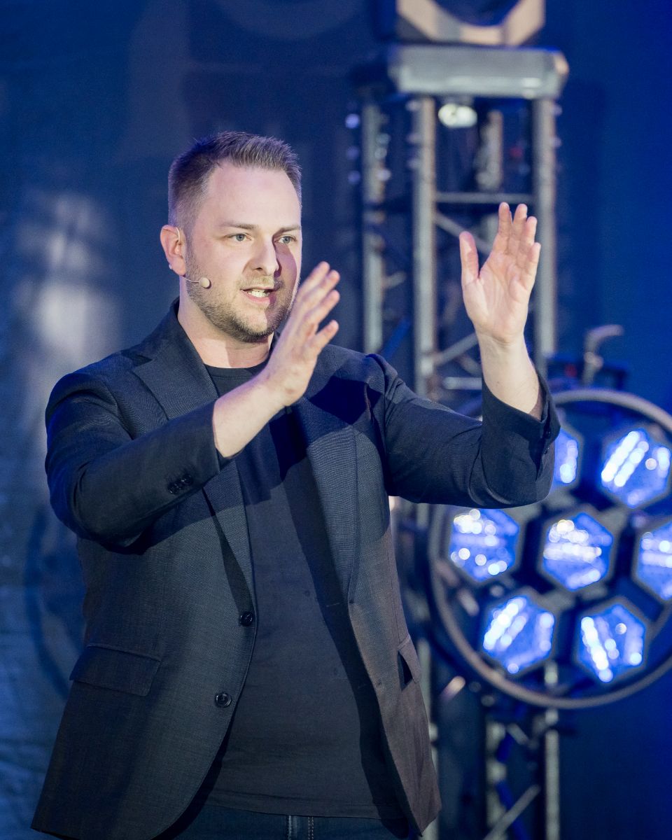 Michael Holtappels at the Speaker Slam