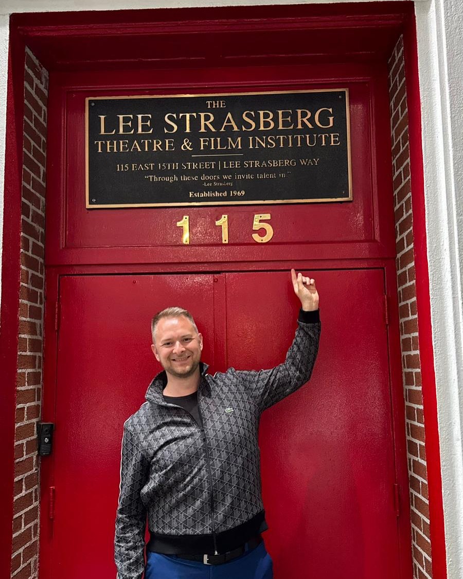 Michael Holtappels am Lee Strasberg Theatre & Film Institute in New York